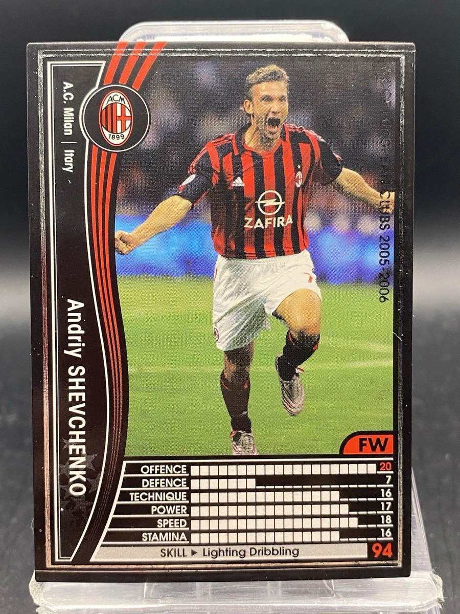 2005-06 Panini WCCF European Clubs - Andriy Shevchenko #239/336