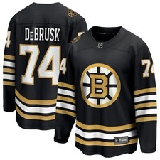 Boston Bruins #74 Jake DeBrusk Fanatics Breakaway Centennial Jersey Mens Sz 4XL