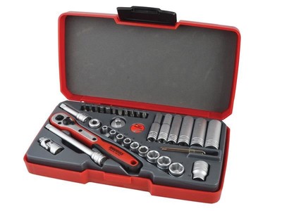 Teng - T1436 Socket Set of 36 Metric 1/4in Drive