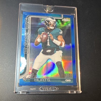 2025 Topps Chrome TRUE BLUE Jalen Hurts Philadelphia Eagles #247 39/150