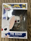 Funko Pop Animation Pinky and The Brain #160 The Brain Vaulted w/Protector