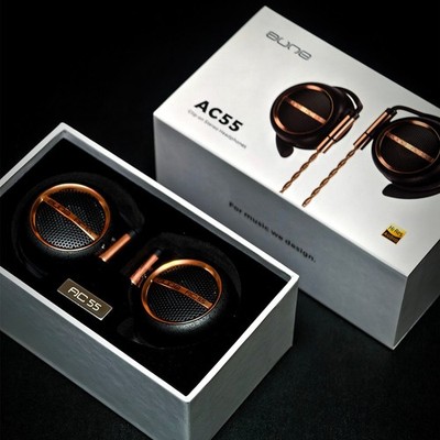 Aune AC55 Stereo 3.5mm/4.4mm Clip-on Hifi Earphones