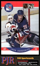 John Ogrodnick 1990-91 Pro Set #206 New York Rangers
