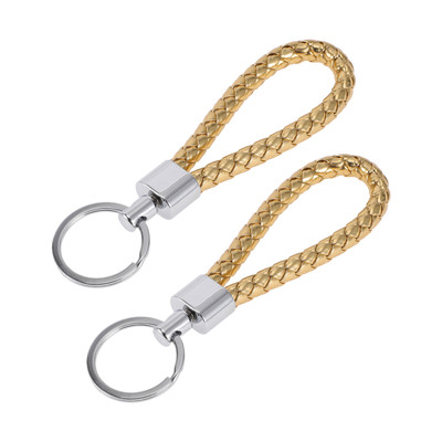 Car Keychain with Ring Home Car Keys Zinc Alloy Silver Tone,Gold