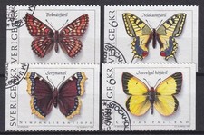 p1494/ Sweden Complete Butterfly 1993