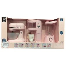 Member's Mark 3-Piece Gourmet Kitchen Appliances Playset, Ages 3+, Pink