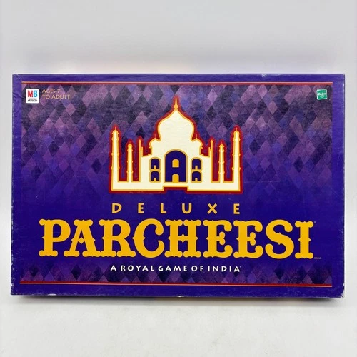 VINTAGE Deluxe Parcheesi COMPLETE Milton Bradley 1989 Classic Strategy