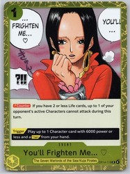 You'll Frighten Me... OP14-118 The Azure Sea's Seven Rare Foil