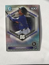 Roldy Brito 2026 Bowman Chrome Top 100 Refractor #BTP-86 Rockies Prospect