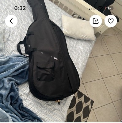 acoustic cello /w gig bag, bow, and rosin