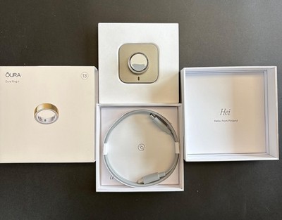 OURA Ring 4, Größe 13, Gold, Smart Ring - Originalverpackung - mit Garantie