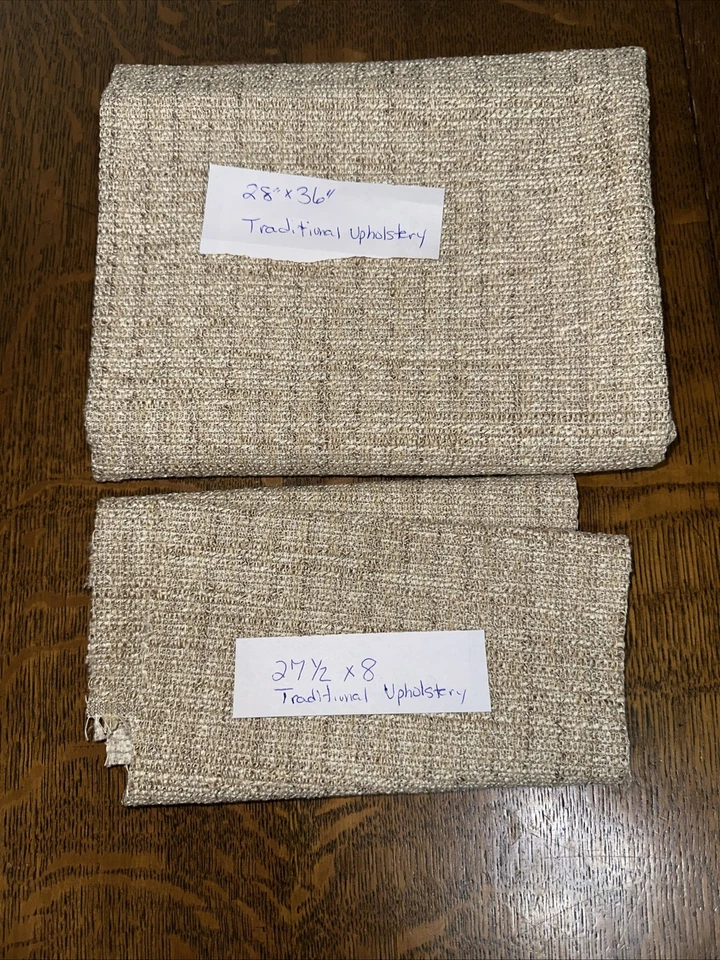 Upholstery Tapestry Fabric Remnants Lot Bundle 7 Pieces 5 Designs - Image 4 of 4