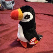 Ty Beanie Babies Puffin Plush Toy 3 Years Ages 3-4 5-7 8-11 Collectible