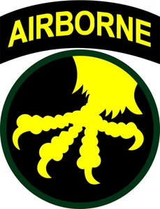 US Airforce Army 17th Airbourne Division Insignia Self Adhesive Vinyl Sticker