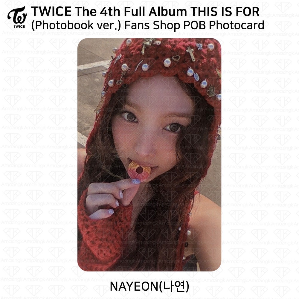 TWICE トレカ THIS IS FOR ソウルコン DVD FANSSHOP TWICE 4th Full Album THIS IS FOR Fans Shop POB Photocard Polaroid