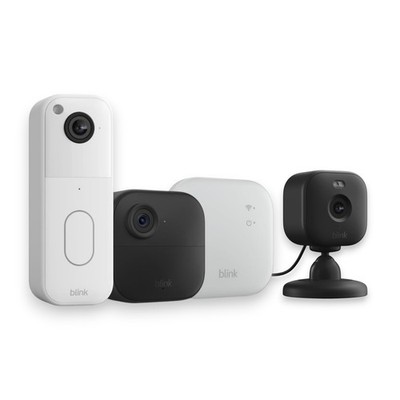 Blink Outdoor 4 Wireless Doorbell Smart Security System Sync Module XR & Mini 2