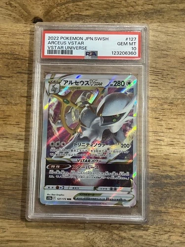 GRADED PSA 10 2022 Pokemon JPN.SWSH Arceus VStar VStar Universe #127