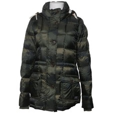 Abercrombie & Fitch, Daunenjacke, Damen, Größe: S, Grün/Mehrfarbig #fUR