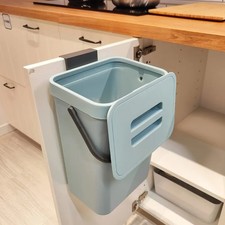 Space-Saving Quiet-Close Trash Can - 3/5L, Eco-Friendly Sealed Bin For Kitchen