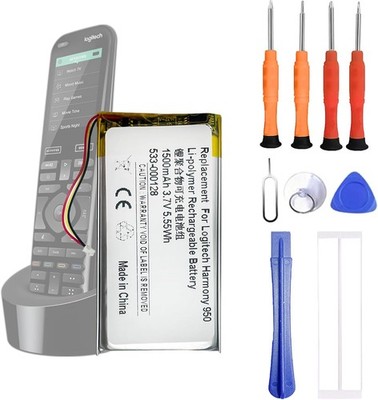 533 000128 Battery Compatible with Logitech Harmony 950 915 000260 and Harmony