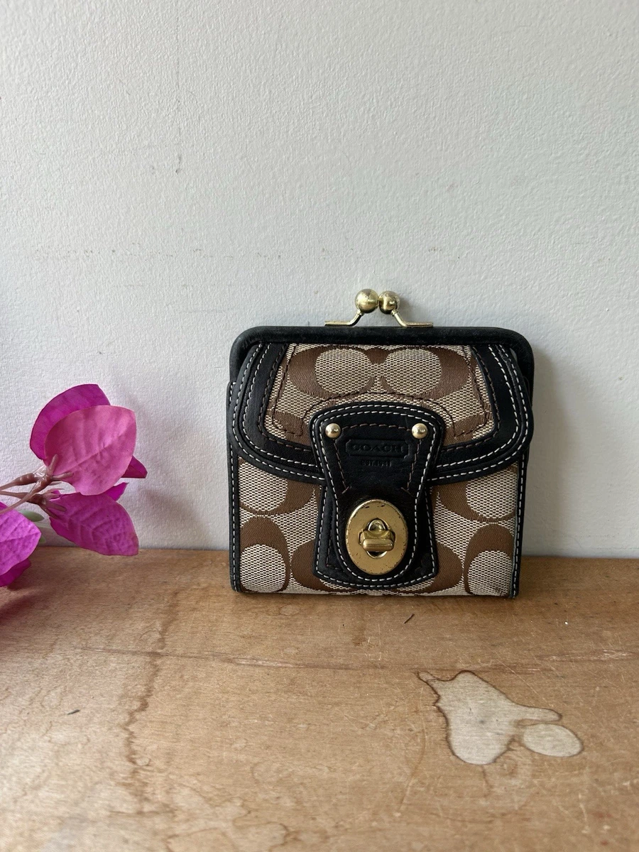 Coach Turnlock Wallet for sale | eBay