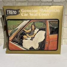 Vintage Trend Car Front Seat Cover Luxury Wool Sheepskin