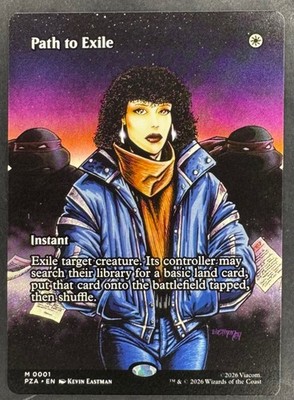 Magic the Gathering Path to Exile Borderless TMNT Source Material M 0001 NM
