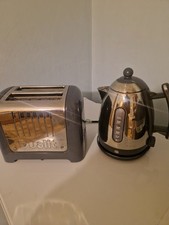 Dualit Toaster and Kettle Matching Set In Grey Excellent Condition