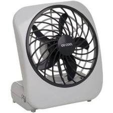 Ventilador portátil O2 Cool Treva 5" a batería - gris