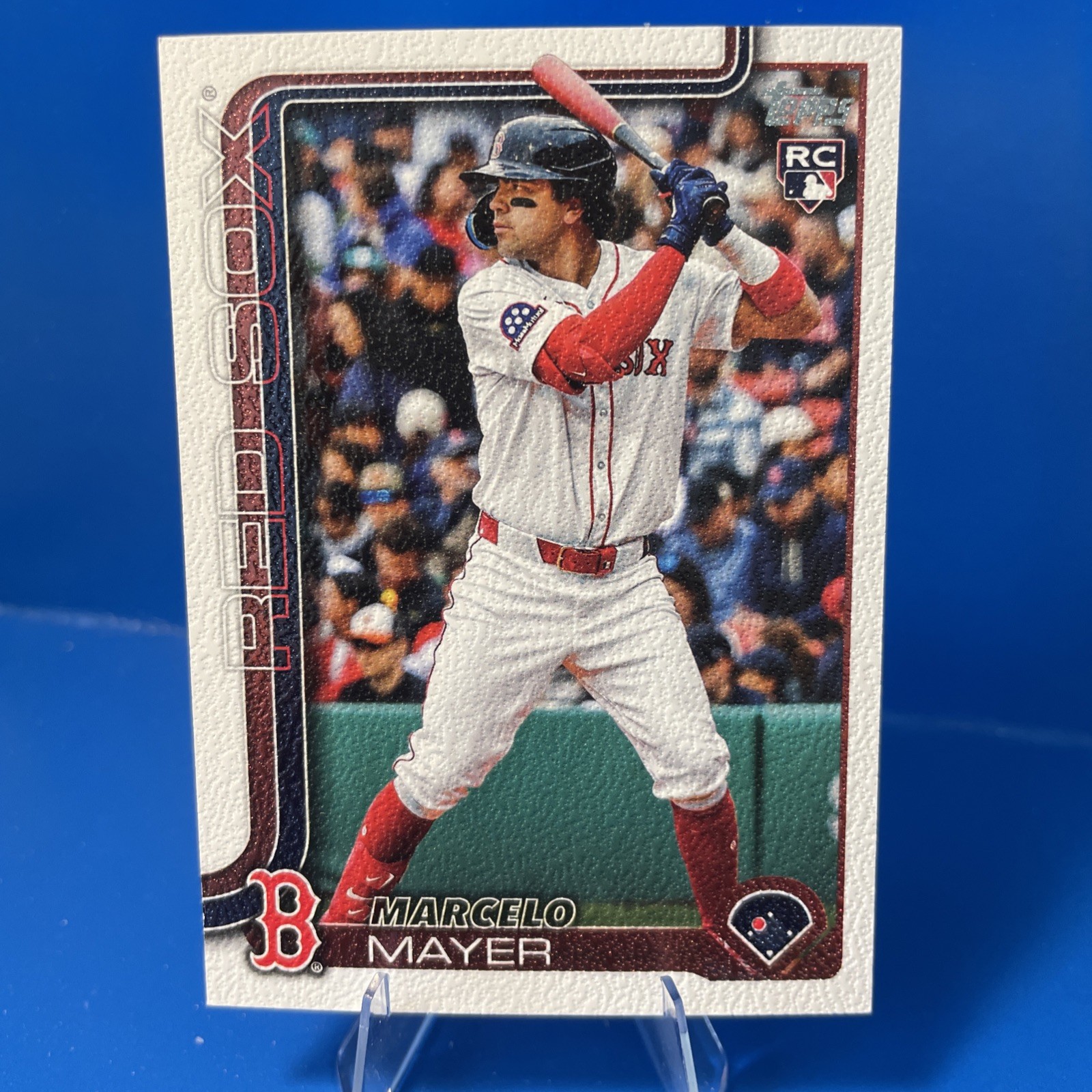 2025 Topps Update Marcelo Mayer US105 Canvas Parallel SP 49/50 (RC) Red Sox