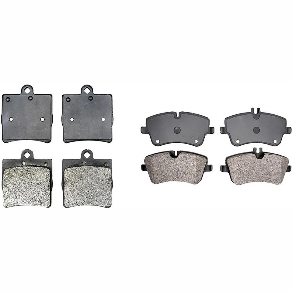 Pastilha de freio traseira dianteira Raybestos 8 compatível com 2002-2007 Mercedes-Benz C230 - Imagem 2 de 4