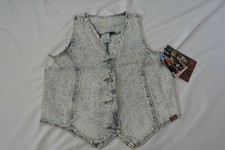 Nwt 90s Vintage Gitano Jeans Denim Vest Womens Medium - Saved By The Bell Style