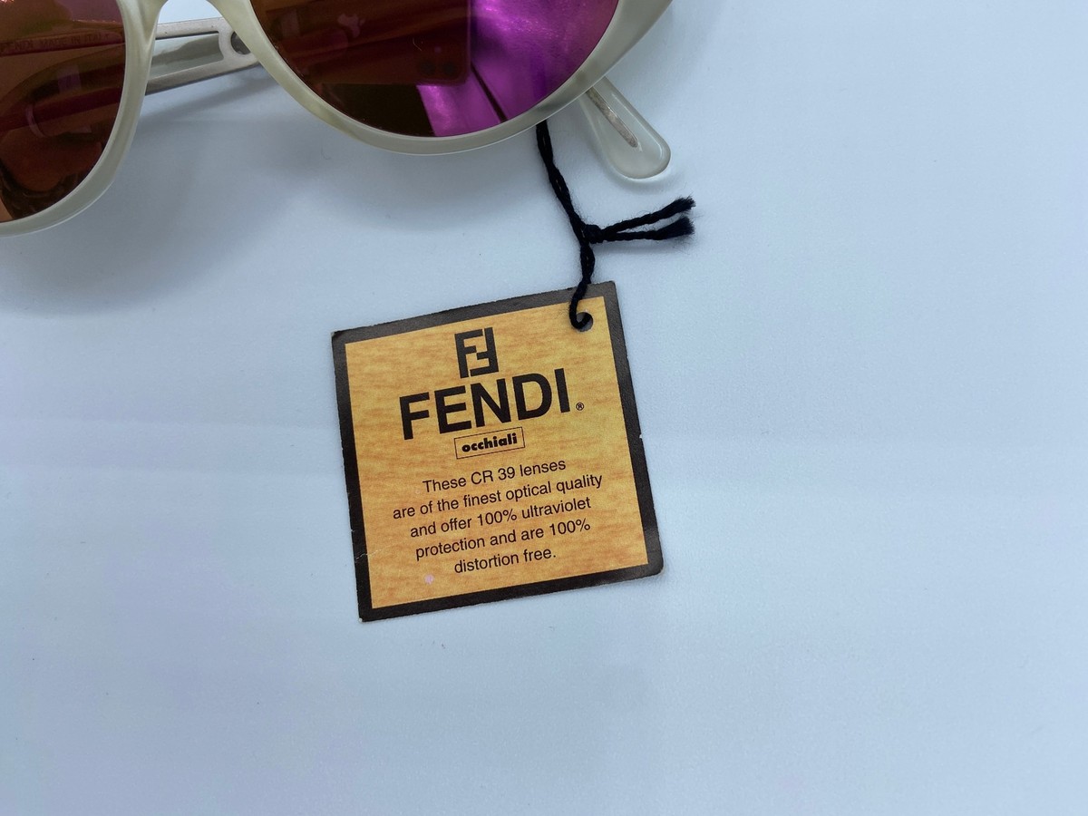 Fendi satin crystal FS 143 womens sunglasses Fendi Sunglasses FS 143 Satin Crystal 52-17-140 Made in  main image 2