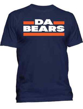 New Men's Da Bears Chicago Football T-Shirt Athletic Sports Fan Graphic Tee