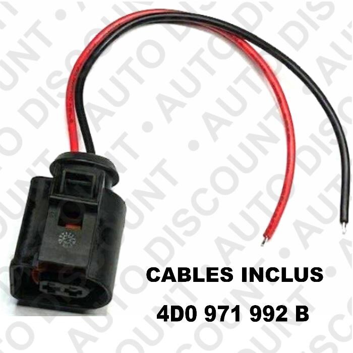 CONNECTEUR PRISE FICHE Male Femelle Pour RENAULT PEUGEOT CITROEN VW - Foto 3