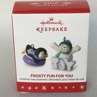2016 Hallmark Keepsake Ornament Frosty Fun For You Limited Edition  NRFB