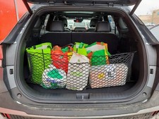 Rear Trunk Envelope Style Organizer Mesh Cargo Net For Kia Sportage 2023-2026