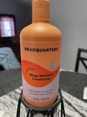 HEADQUARTERS MEGA MOISTURE Conditioner for Dry Scalp and Hair 12 OZ