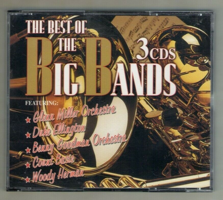 THE BEST OF THE BIG BANDS cd VARIOUS ARTISTS - 36 TRACKS - THREE 3
