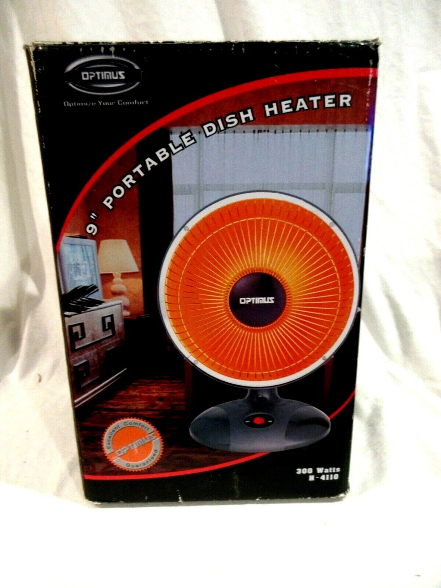 Optimus 9u0026#034; Portable Dish Heater H4110 300 Watts in Original Box | eBay