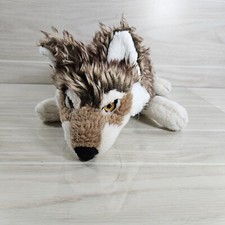 Folkmanis Gray Wolf Hand Puppet Realistic Full Body Plush Stuffed Animal Toy