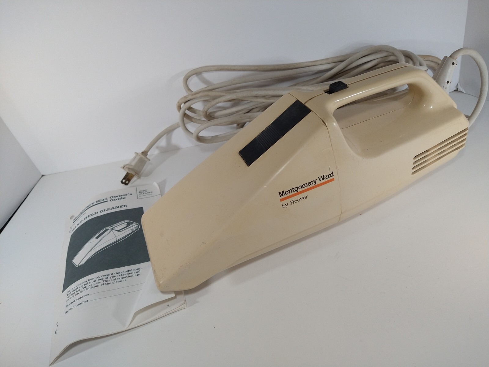 Vintage Hoover Montgomery Ward corded handheld 703A Vacuum Cleaner w