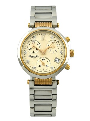 Kenneth Cole Swiss KS4003 Ladies Chronograph Bicolour