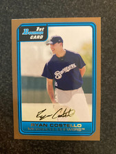 2006 Bowman Prospects Gold Ryan Costello Brewers B26