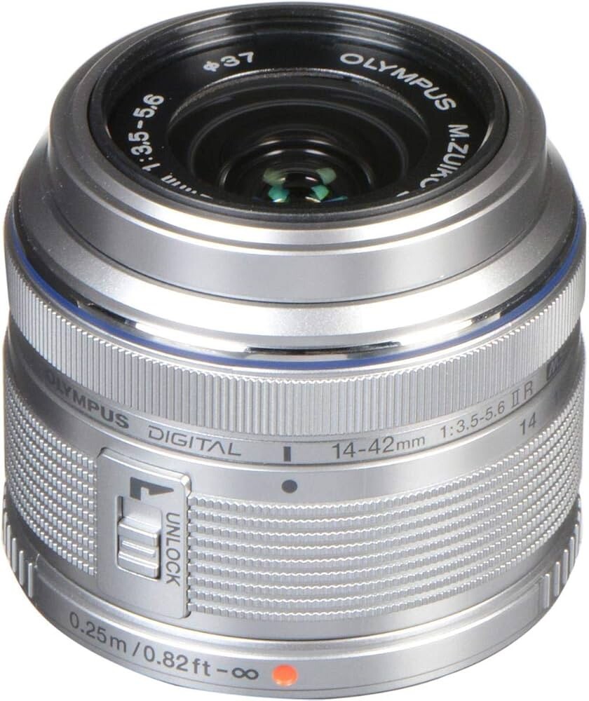 OLYMPUS M.Zuiko Digital 14-42mm F3.5-5.6 IIR Silver For Micro Four Thirds - NEW