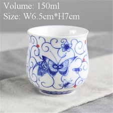 100ml-150ml big tea cup porcelain cup for tea coffee handpainted ceramic cups