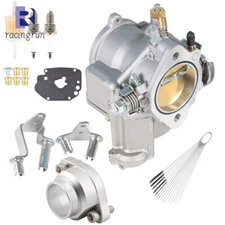 S&S Super E Shorty Carburetor & Intake Manifold For Harley Big Twin Sportster