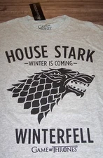 GAME OF THRONES HOUSE STARK WINTERFELL T-Shirt MENS SMALL NEW w/ TAG