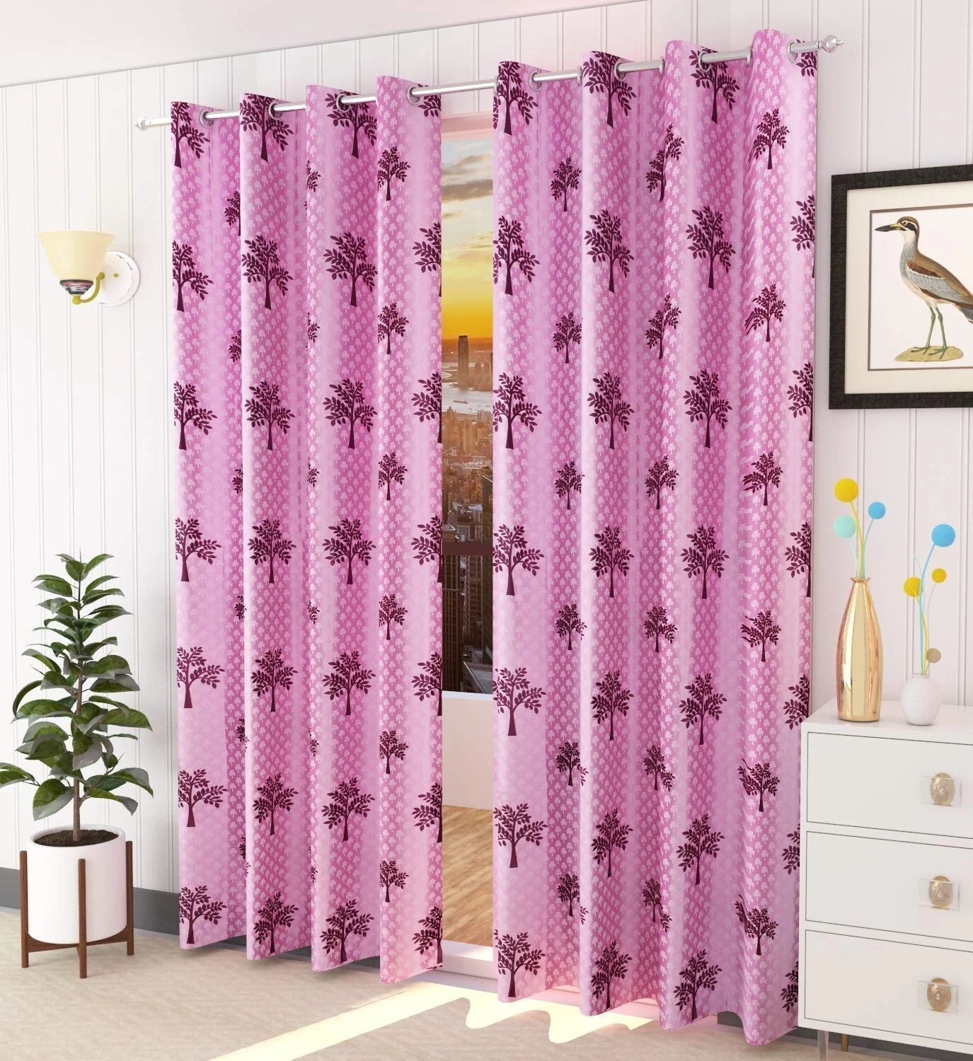 Nuevo Juego De Cortinas Para Ventana De 2 Piezas - 5 Pies
