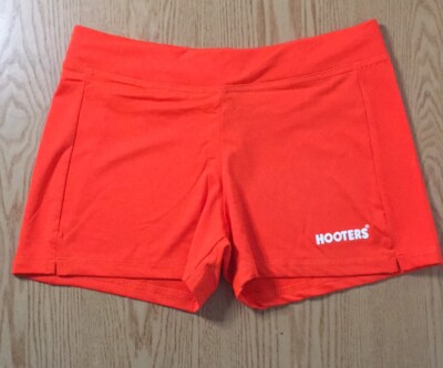 New HOOTERS Girl Orange Super Sexy Authentic Uniform Shorts XXXS XXS,XS,S & Med